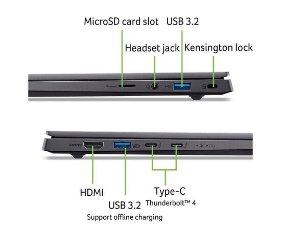 Ноутбук Acer Swift X 14 SFX14-73G (NX.J81EU.003), изображение 10 Ноутбук Acer Swift X 14 SFX14-73G (NX.J81EU.003), изображение 10