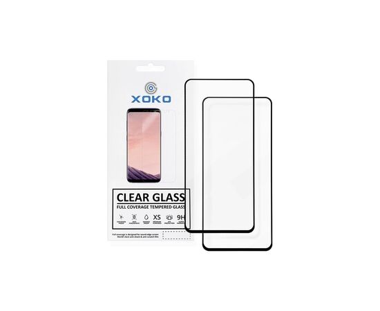 Стекло защитное XoKo Full Cover Ultra-Thin Poco M5s 5G Black 2 pcs (XK-FCU-PC-M5s)