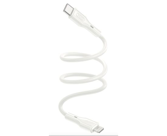 Дата кабель USB-C to Lightning 1.0m 27W XO (CB-Q71LC), изображение 4 Дата кабель USB-C to Lightning 1.0m 27W XO (CB-Q71LC), изображение 4