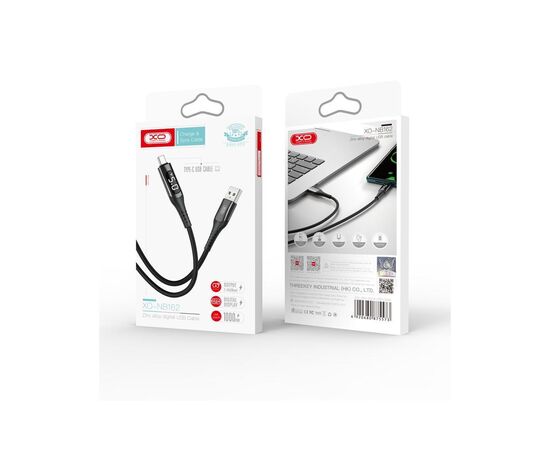 Дата кабель USB 2.0 AM to Lightning 1.0m 2.4A LED black XO (NB162-L-1-BK), изображение 6 Дата кабель USB 2.0 AM to Lightning 1.0m 2.4A LED black XO (NB162-L-1-BK), изображение 6