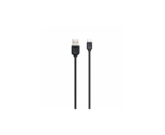 Дата кабель USB 2.0 AM to Micro 5P 1.0m 2.1A black XO (NB36-M-1-BK), изображение 2