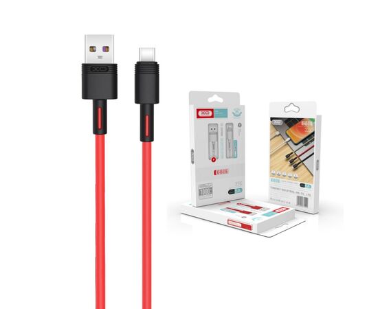Дата кабель USB 2.0 AM to Micro 5P 1.0m 5A red XO (NB166-M-1-RD), изображение 2 Дата кабель USB 2.0 AM to Micro 5P 1.0m 5A red XO (NB166-M-1-RD), изображение 2