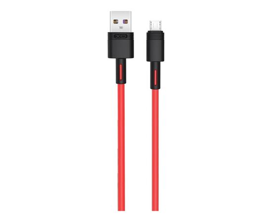 Дата кабель USB 2.0 AM to Micro 5P 1.0m 5A red XO (NB166-M-1-RD)