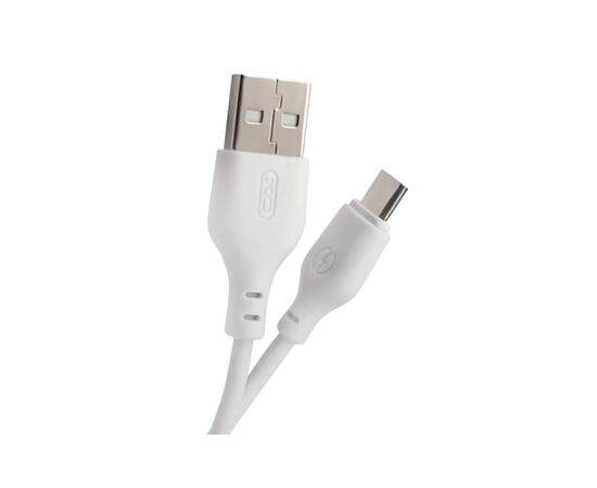 Дата кабель USB 2.0 AM to Micro 5P 1.0m 2.1A white XO (XO-NB-103-MC-1-WH)