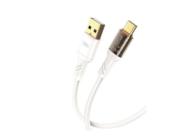 Дата кабель USB 2.0 AM to USB-C 1.0m 2.4A white XO (XO-NB229-TC-1-WH)