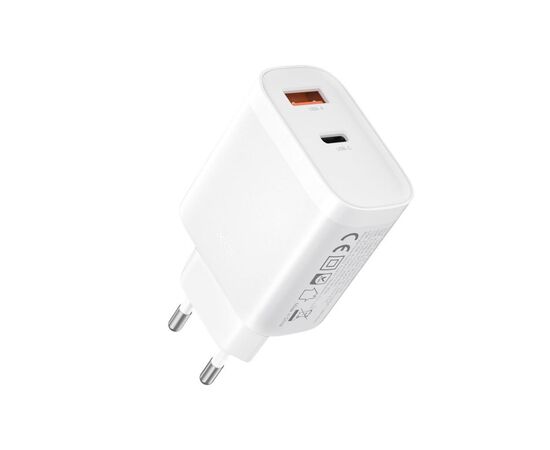 Зарядний пристрій XO 1xUSB-C PD30W + 1xUSB QC3.0 (XO-QC16), зображення 9 Зарядний пристрій XO 1xUSB-C PD30W + 1xUSB QC3.0 (XO-QC16), зображення 9