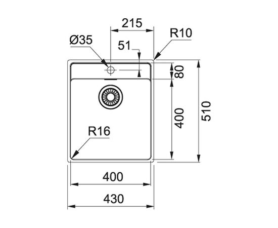 Мойка кухонная Franke 127.0598.748, изображение 7 Мойка кухонная Franke 127.0598.748, изображение 7