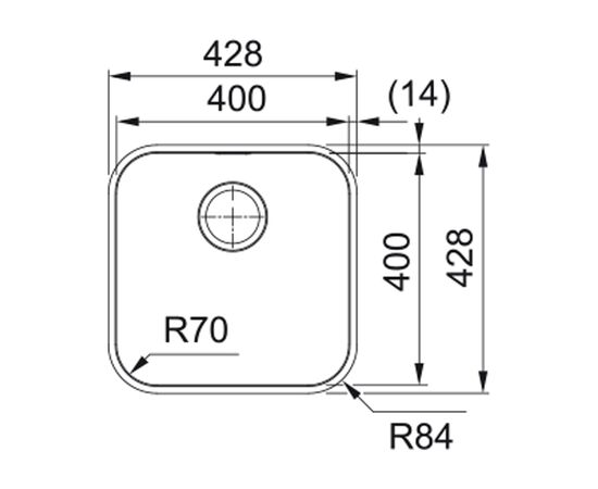 Мойка кухонная Franke 122.0739.591, изображение 2 Мойка кухонная Franke 122.0739.591, изображение 2