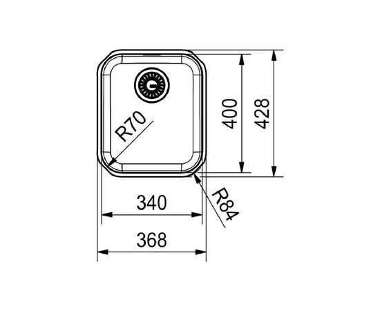 Мойка кухонная Franke 122.0739.540, изображение 2 Мойка кухонная Franke 122.0739.540, изображение 2