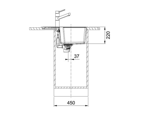 Мойка кухонная Franke 114.0701.807, изображение 6 Мойка кухонная Franke 114.0701.807, изображение 6