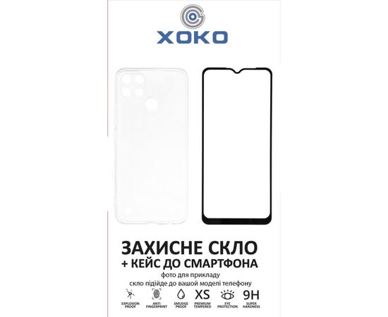 Чехол для мобильного телефона XoKo Ultra Thin Proof + Glass Full Cover Ultra-Thin iPhone 15 Pro Black (XK-CS-ULT-AP-IP15Pr)