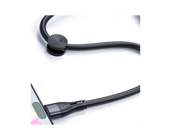 Дата кабель USB 2.0 AM to Lightning 0.25m 2.4A black XO (XO-NB179-025-BK), изображение 2 Дата кабель USB 2.0 AM to Lightning 0.25m 2.4A black XO (XO-NB179-025-BK), изображение 2