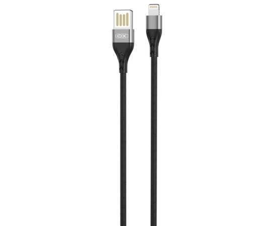 Дата кабель USB 2.0 AM to Lightning 1.0m 2.4A double-side grey XO (NB188-L-1-GR)