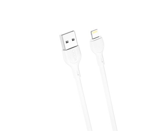 Дата кабель USB 2.0 AM to Lightning 2.0m 2.1A white XO (NB200-L2-WH)