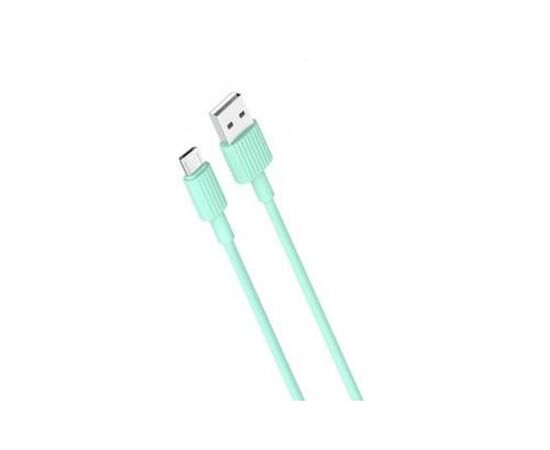 Дата кабель USB 2.0 AM to Micro 5P 1.0m 2.4A green XO (NB156-M-GR)