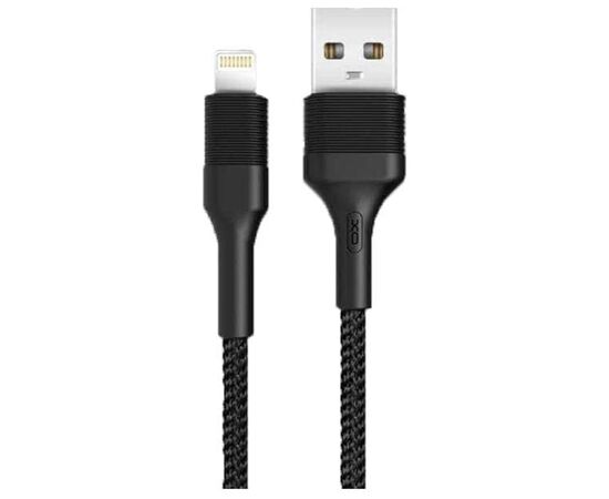 Дата кабель USB 2.0 AM to Micro 5P 1.0m 2.1A black XO (NB51-M-1-BK)