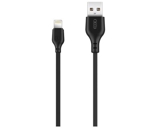 Дата кабель USB 2.0 AM to Lightning 1.0m 2.1A black XO (XO-NB-103-L-1-BK)