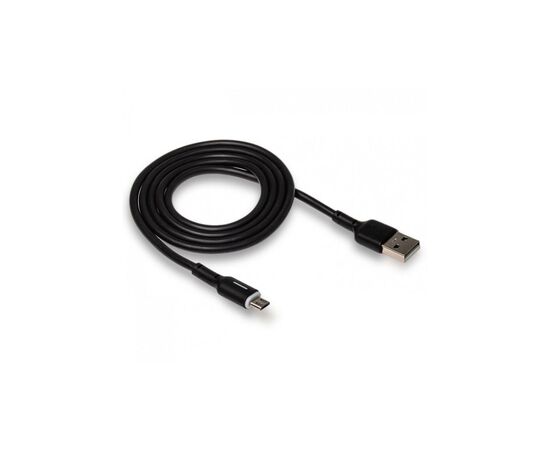 Дата кабель USB 2.0 AM to Micro 5P 1.0m 3A black XO (NB112-M-BK), изображение 2 Дата кабель USB 2.0 AM to Micro 5P 1.0m 3A black XO (NB112-M-BK), изображение 2