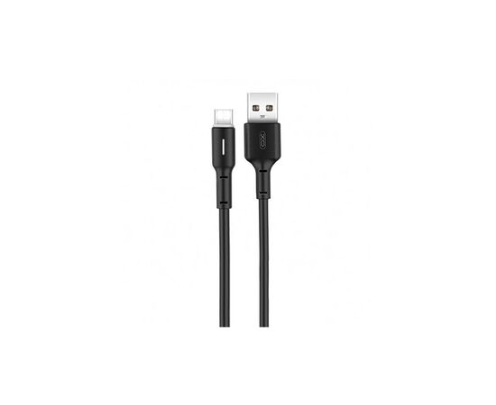 Дата кабель USB 2.0 AM to Micro 5P 1.0m 3A black XO (NB112-M-BK)