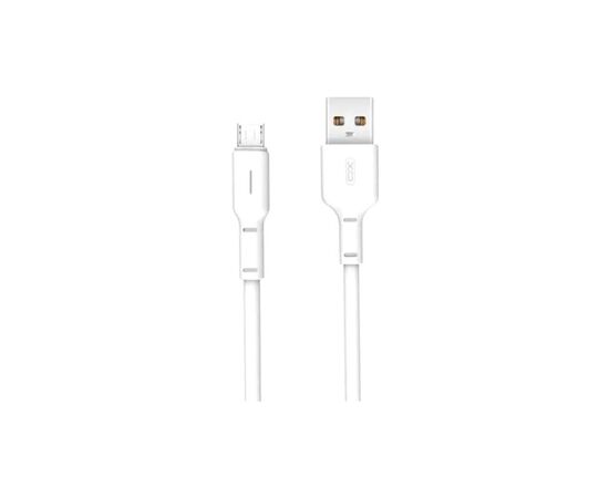 Дата кабель USB 2.0 AM to Micro 5P 1.0m 3A white XO (NB112-M-WH)
