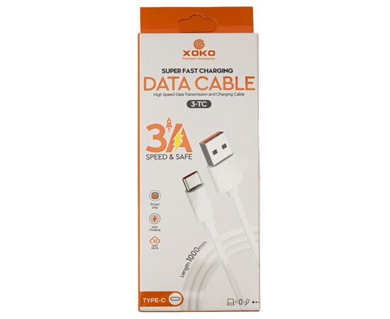 Дата кабель USB 2.0 AM to USB-C 3A XoKo (XK-3-TC), изображение 5