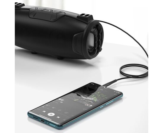 Кабель мультимедійний 3.5mm M to 3.5mm M 1.0m black XO (NBR175A-BK), зображення 4 Кабель мультимедійний 3.5mm M to 3.5mm M 1.0m black XO (NBR175A-BK), зображення 4