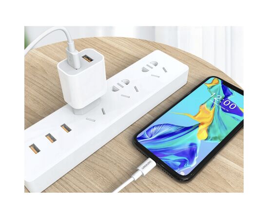 Зарядний пристрій Denmen 2xUSB 2.4A white (DM-DC05-WH), зображення 5 Зарядний пристрій Denmen 2xUSB 2.4A white (DM-DC05-WH), зображення 5