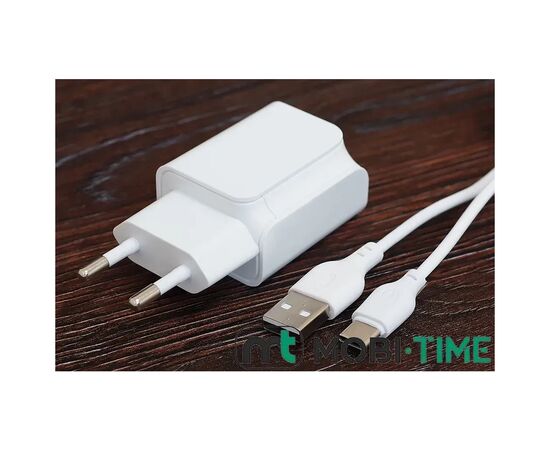 Зарядний пристрій XO 2xUSB + cable USB-C white (XO-L35-TC), зображення 4 Зарядний пристрій XO 2xUSB + cable USB-C white (XO-L35-TC), зображення 4