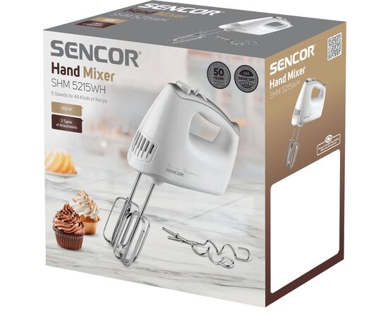 Миксер Sencor SHM 5215WH (SHM5215WH), изображение 3 Миксер Sencor SHM 5215WH (SHM5215WH), изображение 3