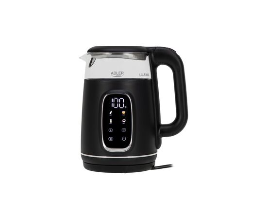 Электрочайник Adler AD 1305 black silver