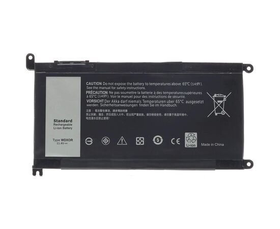 Аккумулятор для ноутбука Dell Inspiron 15-5568 WDX0R, 41Wh (3700mAh), 3cell, 11.4V, Li-ion AlSoft (A71072)