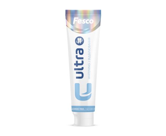 Зубна паста Fesco Ultra Whitening Відбілювання 100 мл (4820204701970)