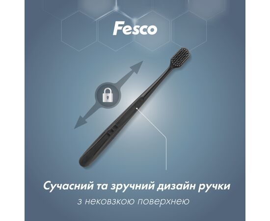 Зубная щетка Fesco Black & White Series Soft Черная (4823098414124), изображение 3 Зубная щетка Fesco Black & White Series Soft Черная (4823098414124), изображение 3