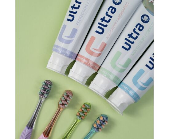 Зубная щетка Fesco Ultra Multi Brush Soft Фиолетовая (4820204702106), изображение 8 Зубная щетка Fesco Ultra Multi Brush Soft Фиолетовая (4820204702106), изображение 8