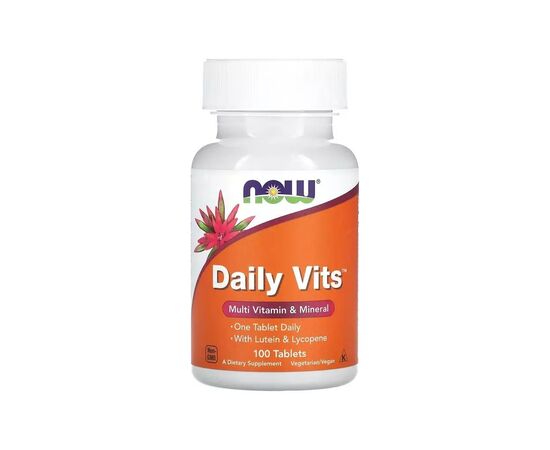 Витаминно-минеральный комплекс Now Foods Мультивитамины и минералы, Daily Vits, Multi Vitamin & Mineral, 100 табл (NF3770)