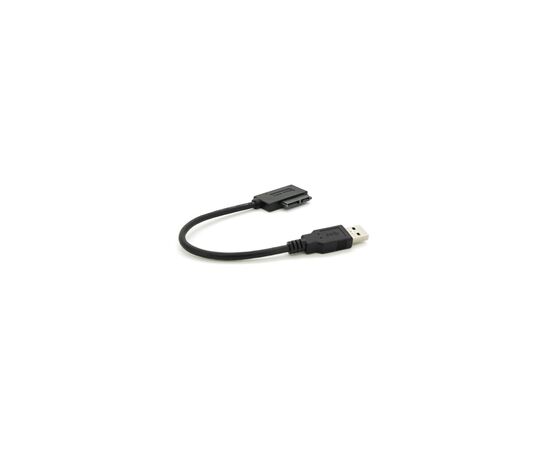 Переходник USB 3.0 AM to Slimline SATA 13 pin 0.12m for ODD black Voltronic (YT-C3.0-SATA/0.12), изображение 2 Переходник USB 3.0 AM to Slimline SATA 13 pin 0.12m for ODD black Voltronic (YT-C3.0-SATA/0.12), изображение 2