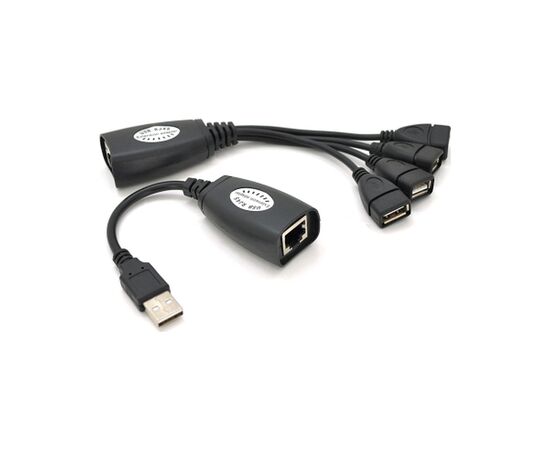 Адаптер Voltronic USB extender 50 m RJ-45 to 4xUSB AF (YT-EC USB-RJ-45/M+4RJ-45)