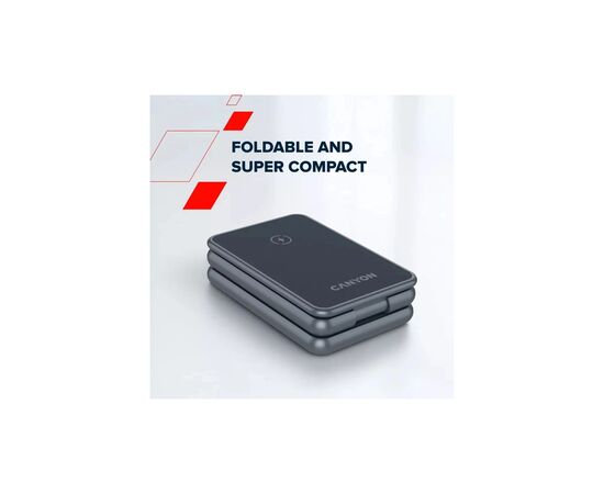 Зарядний пристрій Canyon Foldable wireless charger 15W 3in1 Metal (CNS-WCS309M), зображення 11 Зарядний пристрій Canyon Foldable wireless charger 15W 3in1 Metal (CNS-WCS309M), зображення 11