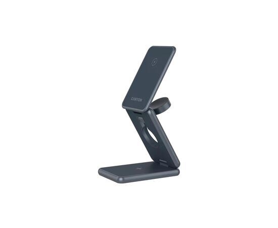 Зарядний пристрій Canyon Foldable wireless charger 15W 3in1 Metal (CNS-WCS309M), зображення 4 Зарядний пристрій Canyon Foldable wireless charger 15W 3in1 Metal (CNS-WCS309M), зображення 4