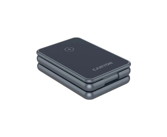 Зарядний пристрій Canyon Foldable wireless charger 15W 3in1 Metal (CNS-WCS309M), зображення 9 Зарядний пристрій Canyon Foldable wireless charger 15W 3in1 Metal (CNS-WCS309M), зображення 9