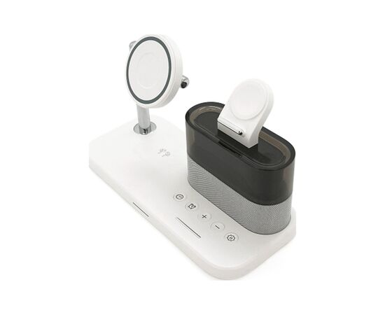 Зарядное устройство Voltronic 5-in-1 Wireless Charging Station Smartphone + Watch + Earbuds black (BZ/C-09), изображение 3 Зарядное устройство Voltronic 5-in-1 Wireless Charging Station Smartphone + Watch + Earbuds black (BZ/C-09), изображение 3