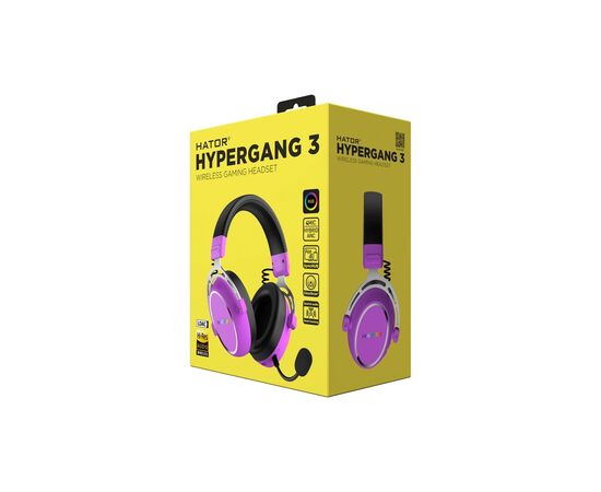 Наушники Hator Hypergang 3 Hi-Res Cyber Violet (ESH52), изображение 8 Наушники Hator Hypergang 3 Hi-Res Cyber Violet (ESH52), изображение 8
