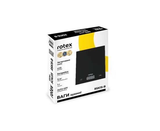 Весы кухонные Rotex RSK15-B, изображение 5 Весы кухонные Rotex RSK15-B, изображение 5