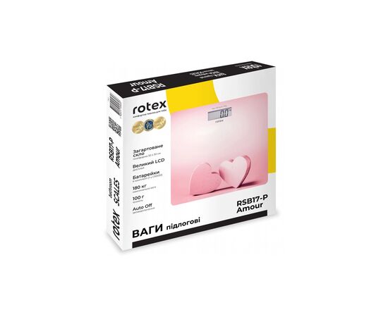 Весы напольные Rotex RSB17-P Amour, изображение 5 Весы напольные Rotex RSB17-P Amour, изображение 5