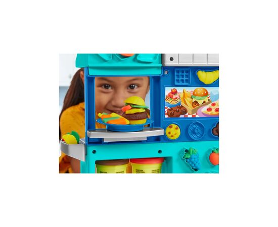 Набор для творчества Hasbro Play-Doh Kitchen Creations Ресторан шеф-кухаря (F8107), изображение 10 Набор для творчества Hasbro Play-Doh Kitchen Creations Ресторан шеф-кухаря (F8107), изображение 10