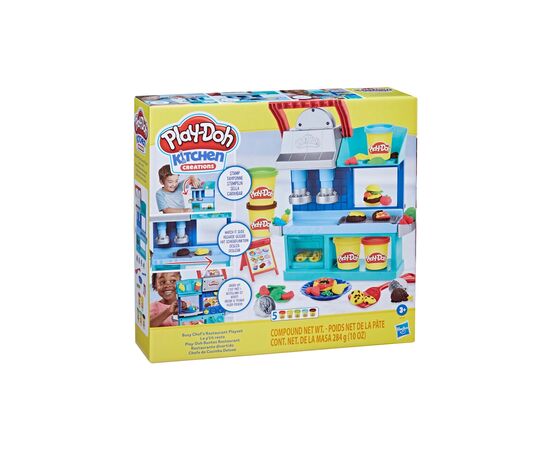 Набор для творчества Hasbro Play-Doh Kitchen Creations Ресторан шеф-кухаря (F8107), изображение 2 Набор для творчества Hasbro Play-Doh Kitchen Creations Ресторан шеф-кухаря (F8107), изображение 2