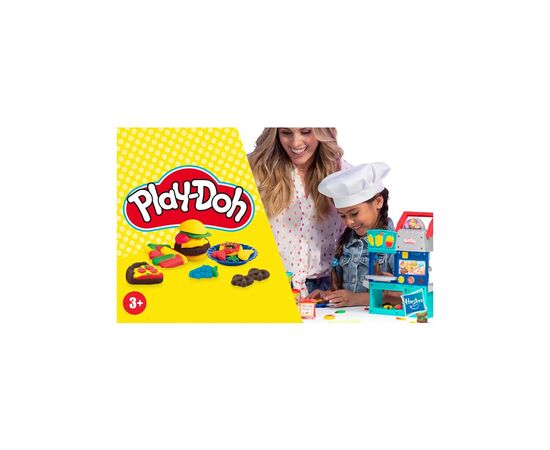 Набор для творчества Hasbro Play-Doh Kitchen Creations Ресторан шеф-кухаря (F8107), изображение 6 Набор для творчества Hasbro Play-Doh Kitchen Creations Ресторан шеф-кухаря (F8107), изображение 6