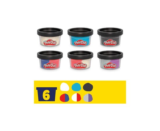 Набор для творчества Hasbro Play-Doh Marvel Пригоди героїв з масою для ліплення (G0333), изображение 4 Набор для творчества Hasbro Play-Doh Marvel Пригоди героїв з масою для ліплення (G0333), изображение 4