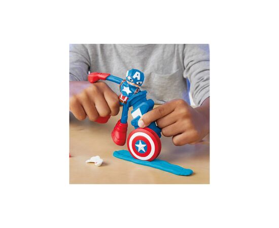 Набор для творчества Hasbro Play-Doh Marvel Пригоди героїв з масою для ліплення (G0333), изображение 6 Набор для творчества Hasbro Play-Doh Marvel Пригоди героїв з масою для ліплення (G0333), изображение 6