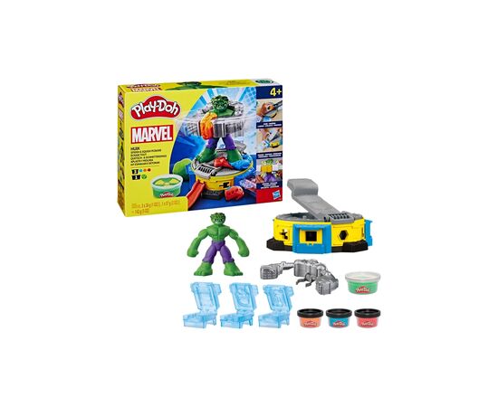Набор для творчества Hasbro Play-Doh Marvel Hulk (F9826), изображение 2 Набор для творчества Hasbro Play-Doh Marvel Hulk (F9826), изображение 2